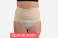 Load image into Gallery viewer, Model wearing Suportx Breathable Waistband  and showing a soft, comfortable and stretchable ostomy tube belt.
